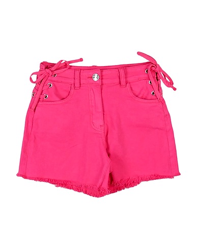 TO BE TOO Denim shorts Fuchsia 98% Cotton, 2% Elastane
