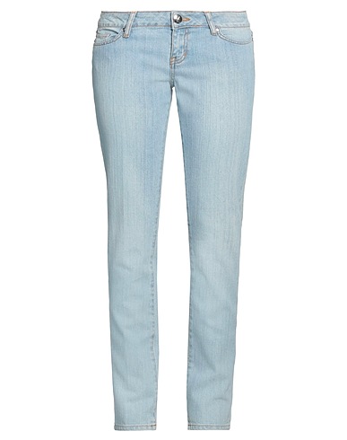 SEVEN7 Denim trousers Blue 99% Cotton, 1% Elastane