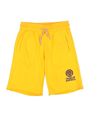 FRANKLIN & MARSHALL Shorts & Bermuda Yellow 80% Cotton, 20% Polyester