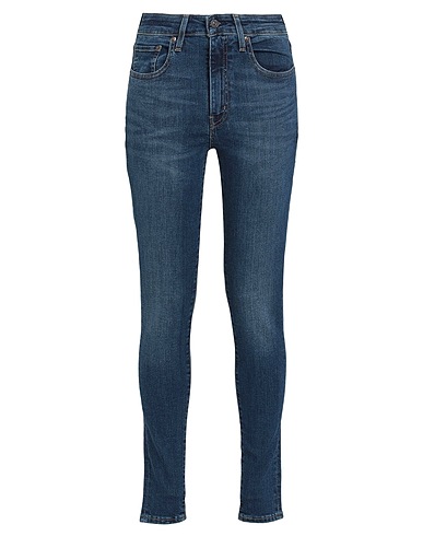 LEVI'S Denim trousers 721 HIGH RISE SKINNY WORN IN
 Blue 85% Cotton, 7% Lyocell, 6% Elastomultiester, 2% Elastane