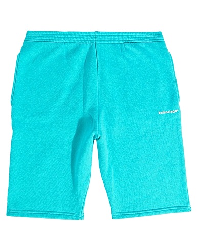 BALENCIAGA KIDS Shorts & Bermuda Turquoise 100% Cotton