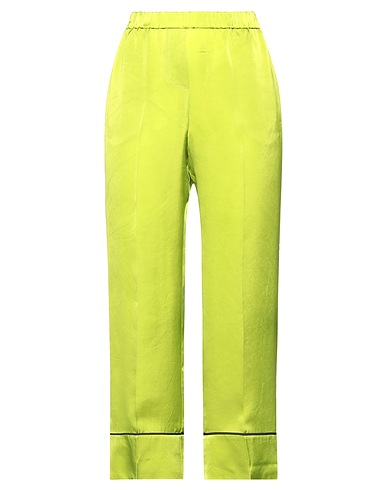 N°21 Casual pants Lime green 100% Cupro