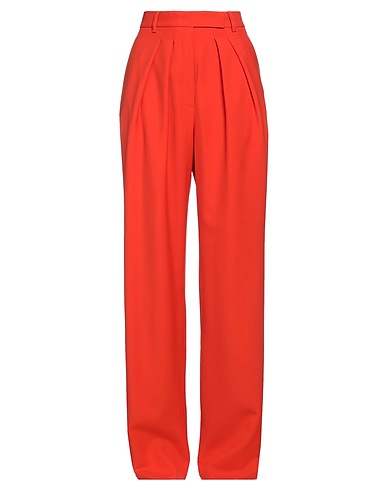ROCHAS Casual trouser Orange 100% Virgin Wool