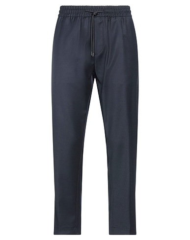 DONDUP Casual pants Midnight blue 99% Virgin Wool, 1% Eco Polyester