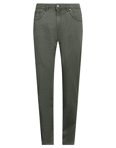 BUGATTI 5-pocket Military green 98% Cotton, 2% Elastane
