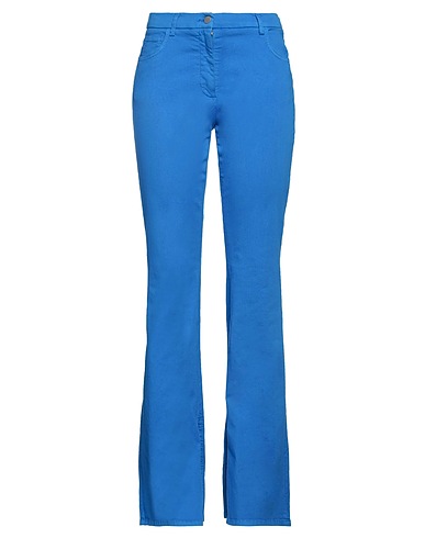 I LOVE MP Casual trouser Blue 97% Cotton, 3% Elastane