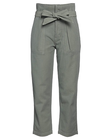 CITIZENS OF HUMANITY Casual trouser Sage green 100% Cotton