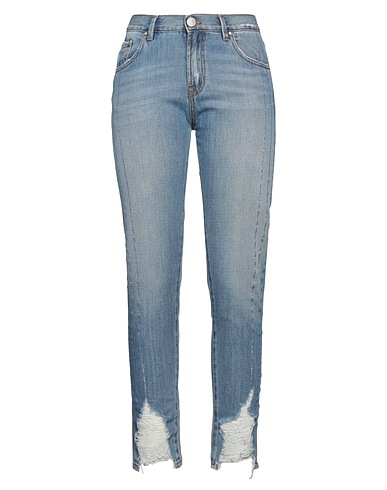 DON'T CRY Pantaloni jeans Blu 100% Cotone