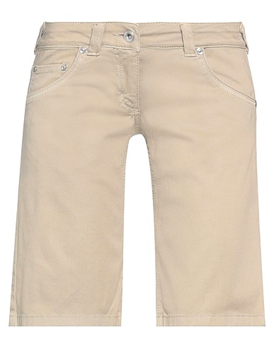 ALYSI Shorts & Bermuda Beige 98% Cotton, 2% Elastane