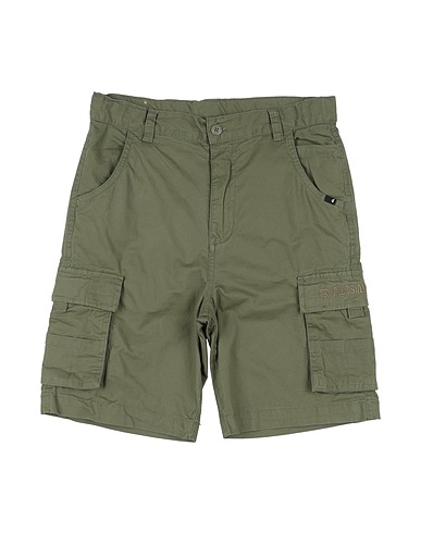 QUIKSILVER Shorts & Bermuda Shorts Cargo To Surf Short Youth 
 Verde militare 98% Cotone, 2% Elastan