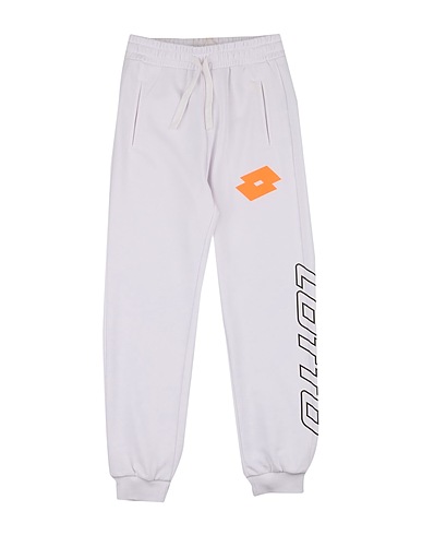 LOTTO Pantalón Blanco 80% Algodón, 20% Poliéster