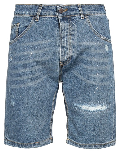 P.R.I.M.E. Denim shorts Blue 100% Cotton