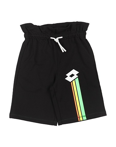 LOTTO Shorts & Bermuda Nero 85% Cotone, 15% Poliestere