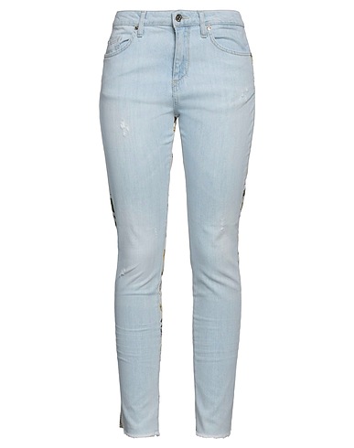 LIU •JO Denim pants Blue 98% Cotton, 2% Elastane