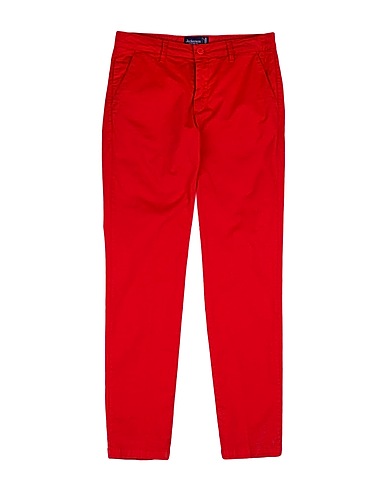 JECKERSON Casual trouser Red 97% Cotton, 3% Elastane
