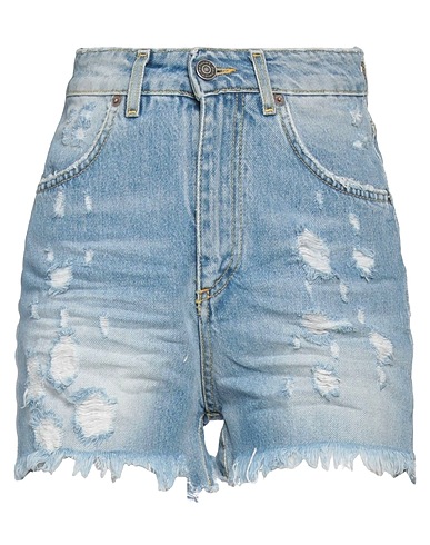 PATRIÒT Denim shorts Blue 100% Cotton