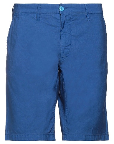 UNIFORM Shorts & Bermuda Light blue 64% Cotton, 36% Linen