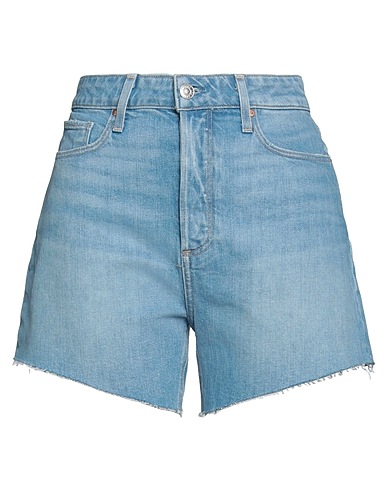 PAIGE Denim shorts Blue 98% Cotton, 2% Elastane