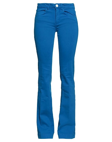 TWENTY EASY by KAOS Denim trousers Bright blue 78% Cotton, 15% Tencel™, 5% Polyester, 2% Elastane