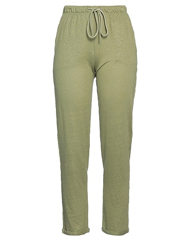 MAJESTIC FILATURES Pantalone Verde salvia 96% Viscosa, 4% Elastan