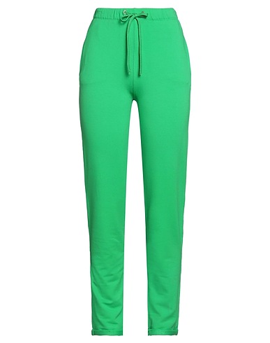 MAJESTIC FILATURES Casual trouser Green 96% Viscose, 4% Elastane