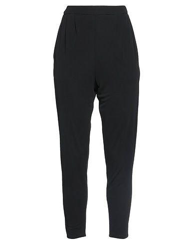 FIRMA Casual trouser Black 72% Viscose, 28% Polyamide