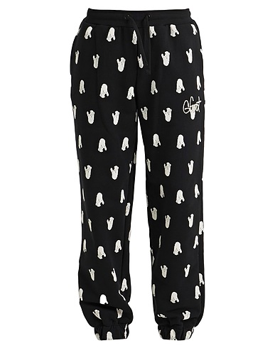 GFOOT Casual trouser Black 100% Cotton