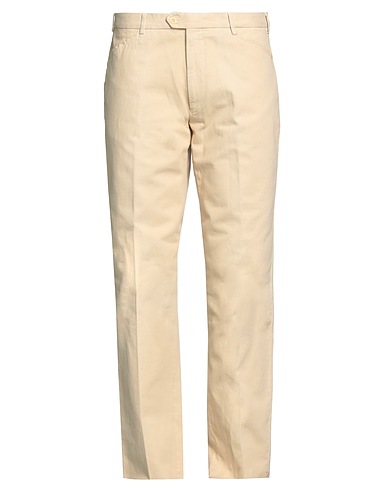 SANTANIELLO Casual trouser Beige 100% Cotton