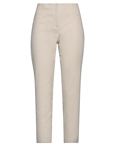 LES COPAINS Casual pants Light grey 63% Cotton, 31% Polyamide, 6% Elastane, Polyester