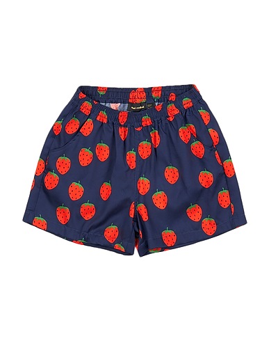 MINI RODINI Shorts & Bermuda Midnight blue 100% Lyocell