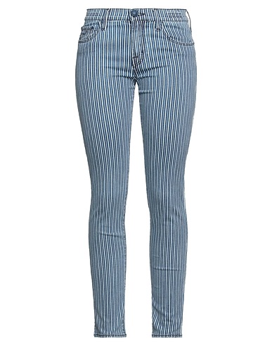 JACOB COHЁN Denim trousers Azure 98% Cotton, 2% Elastane