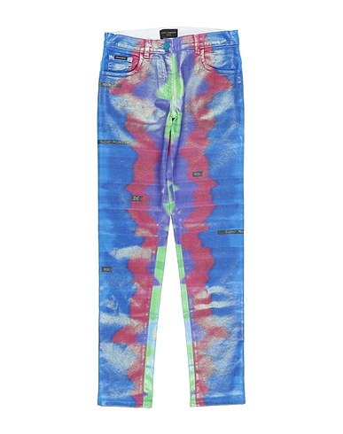DOLCE&GABBANA Denim trousers Purple 98% Cotton, 2% Elastane