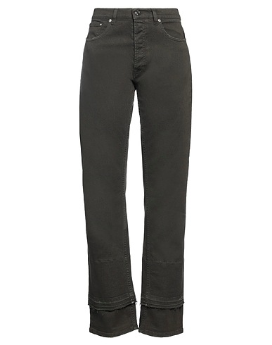 N°21 Pantaloni jeans Verde scuro 99% Cotone, 1% Elastan
