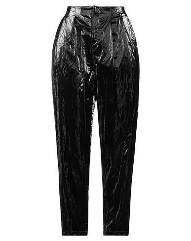 JIJIL Casual trouser Black 71% Viscose, 17% Polyester, 8% Cotton, 4% Metal