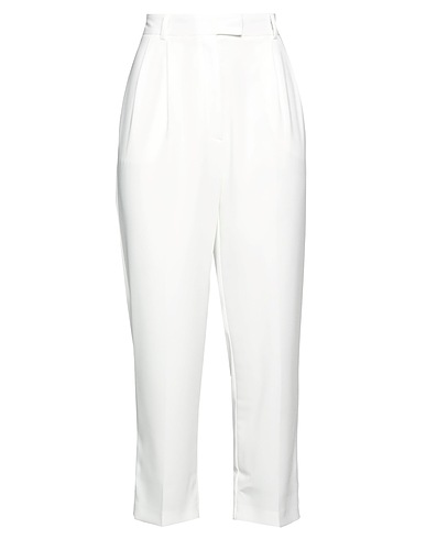 PATRIZIA PEPE Casual pants White 97% Polyester, 3% Elastane