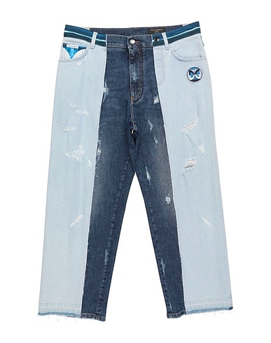 DOLCE&GABBANA Denim trousers Blue 98% Cotton, 2% Elastane