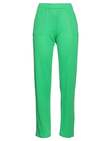 MAJESTIC FILATURES Pantalone Verde 94% Lino, 6% Elastan