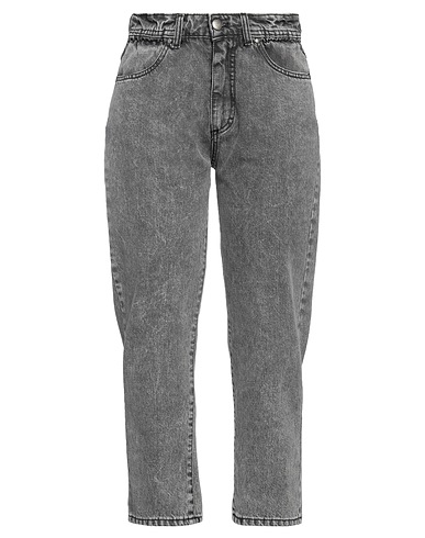 BERNA Denim trousers Grey 100% Cotton