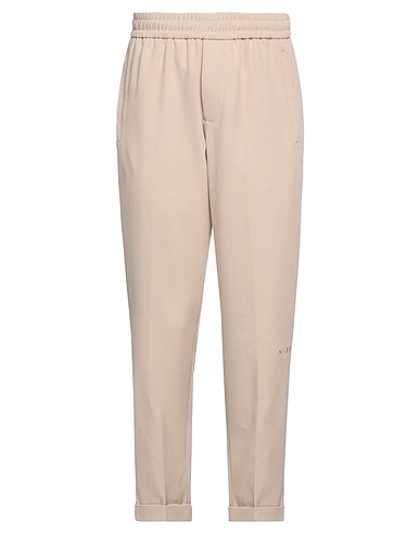 OLAF HUSSEIN Casual pants Sand 95% Polyester, 5% Elastane