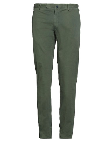 INCOTEX Casual pants Military green 61% Cotton, 34% Lyocell, 5% Elastane