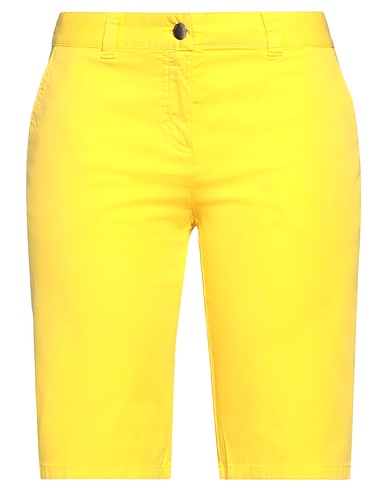 0039 ITALY Shorts & Bermuda Yellow 96% Cotton, 4% Elastane