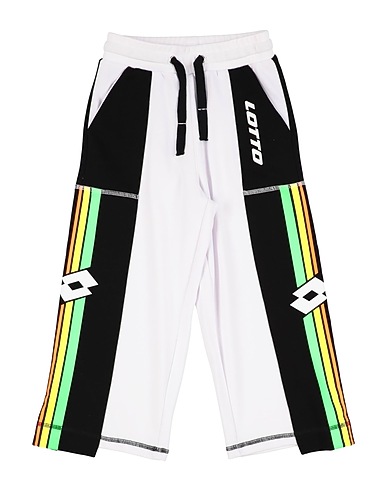 LOTTO Casual pants White 80% Cotton, 20% Polyester