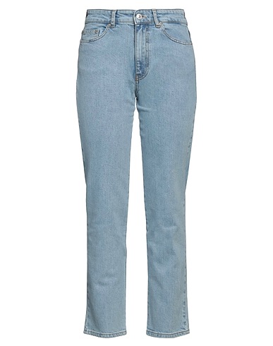 CHIARA FERRAGNI Denim trousers Blue 99% Cotton, 1% Elastane