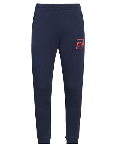 EA7 Casual trouser Navy blue 96% Cotton, 4% Elastane