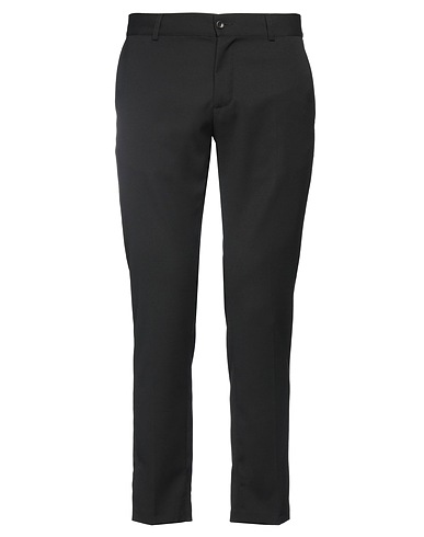 DANIELE ALESSANDRINI HOMME Chinos Nero 87% Poliestere, 11% Viscosa, 2% Elastan