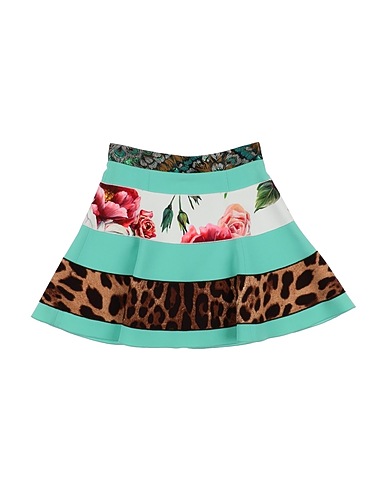 DOLCE&GABBANA Skirt Turquoise 63% Viscose, 22% Acetate, 12% Polyester, 3% Elastane