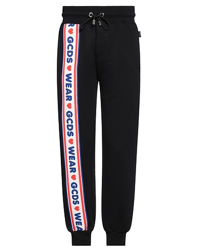 GCDS Hosen Schwarz 100% Baumwolle