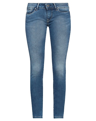 PEPE JEANS Denim trousers Blue 84% Cotton, 14% Polyester, 2% Elastane