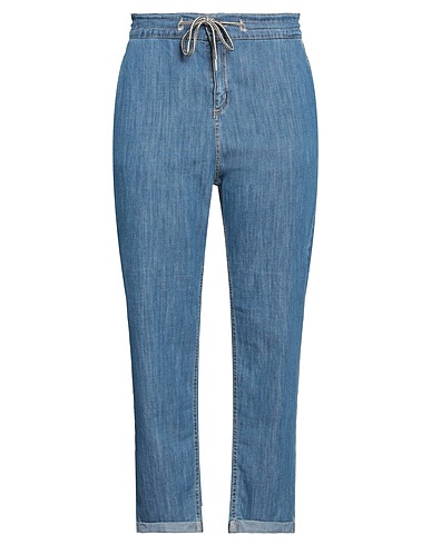 CAFèNOIR Pantalones vaqueros Azul marino 100% Algodón