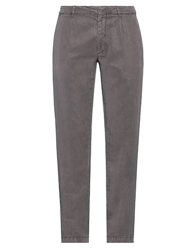 IL DROP Casual trouser Dark brown 59% Lyocell, 23% Linen, 18% Cotton